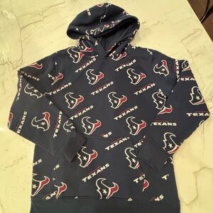 Kids Navy Texans Hoodie